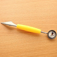 Load image into Gallery viewer, Double Headed Fruit Ball Carving Knife